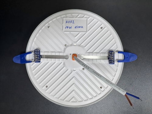 9/24/36W Wpuszczana, bezramowa lampa panelowa DOB, żelazko+str