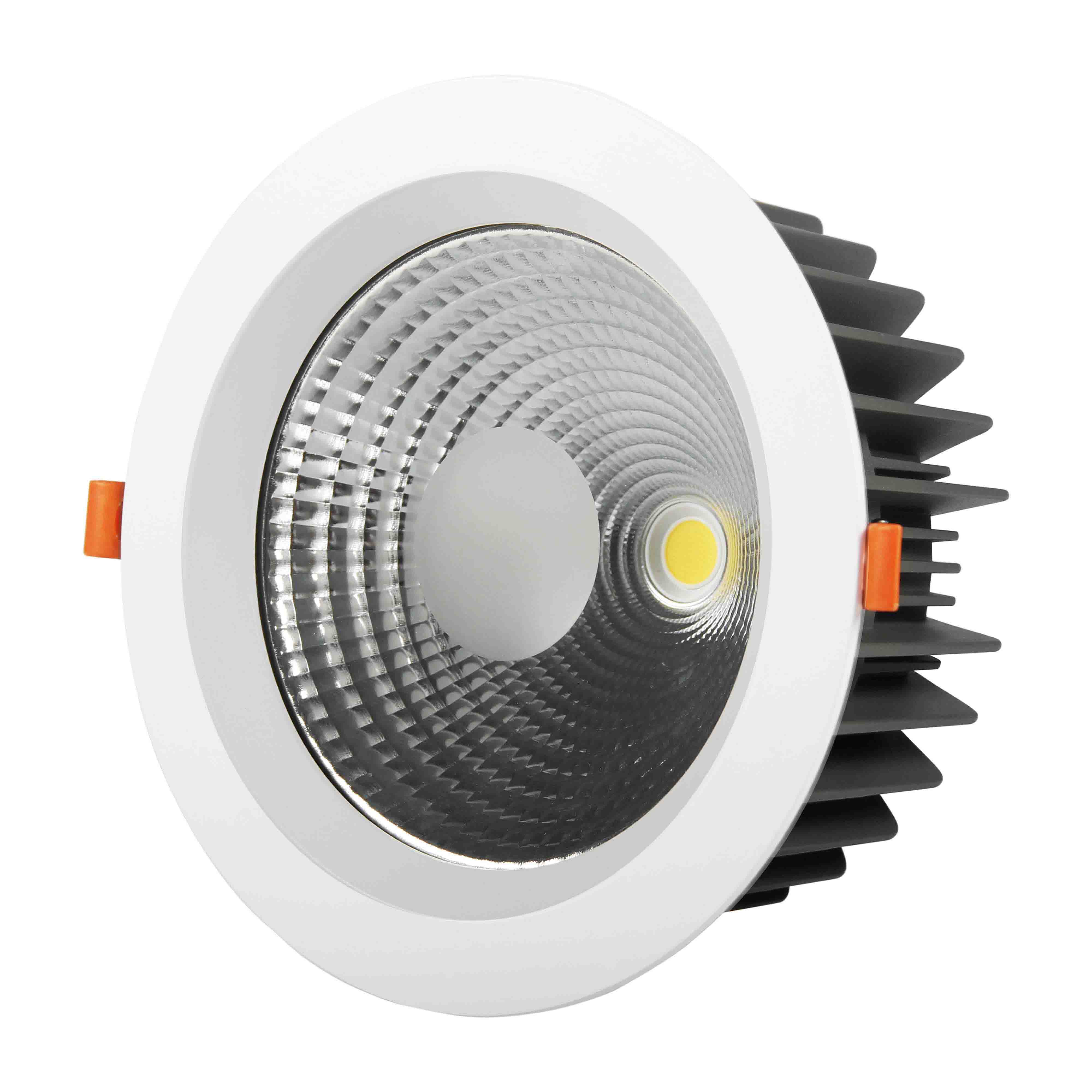 Oprawa typu downlight LED dużej mocy COB