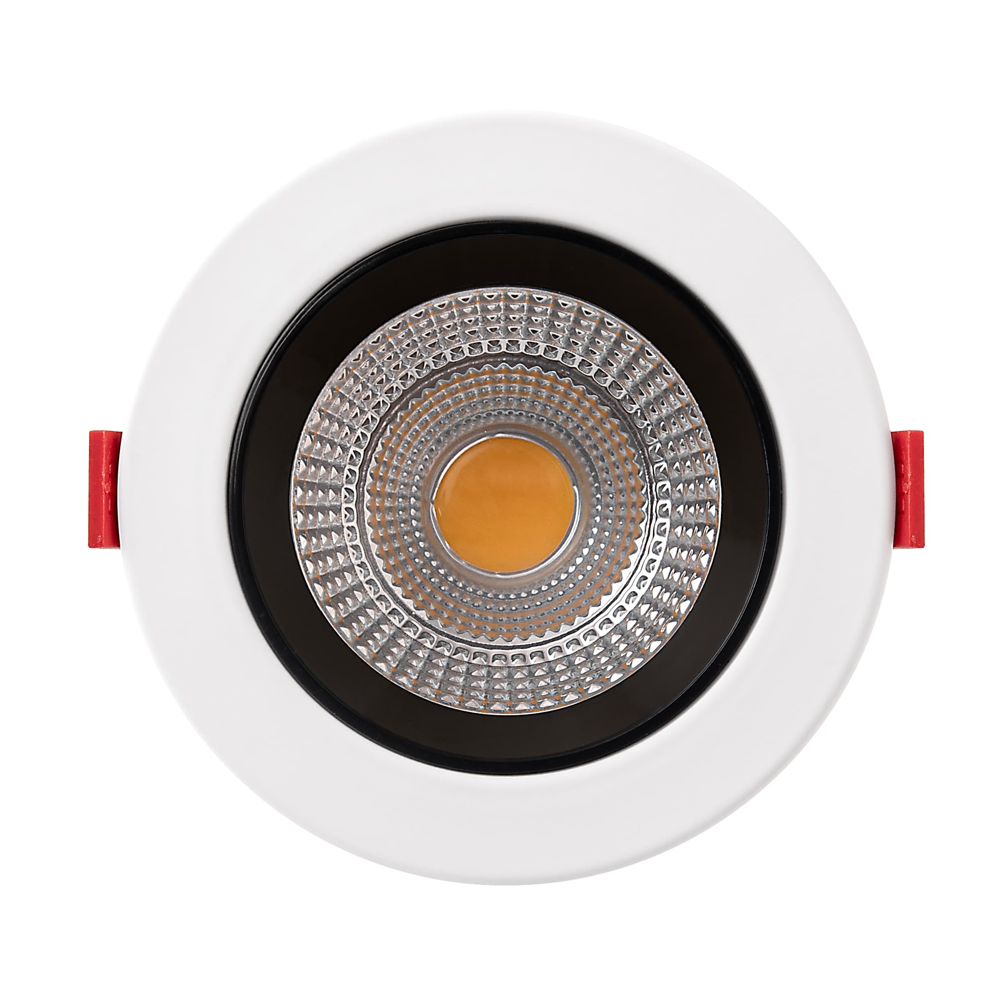 Okrągły kształt wpuszczany LED Downlight DCOB Fe